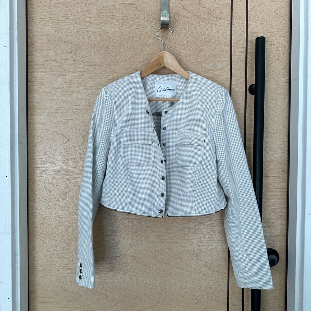 Convertible moto/peplum jacket size 10